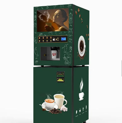 Pagamento arancio di Juice Vending Machine Coin Note dell'alimento di self service con il sistema di raffreddamento
