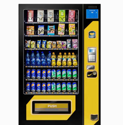 24 ore di self service del deposito di distributore automatico Juice With Card Reader arancio