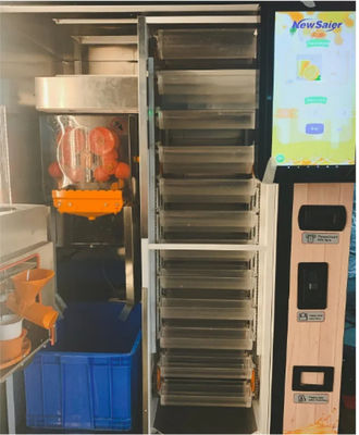 distributore automatico fresco del succo d'arancia che cerca distributore commerciale da universalmente