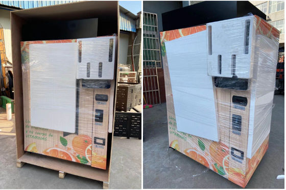 distributore automatico fresco del succo d'arancia che cerca distributore commerciale da universalmente