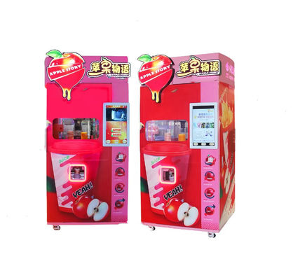 Apple arancio Juice Cold Drink Vending Machine 500W per i centri commerciali dei supermercati del negozio