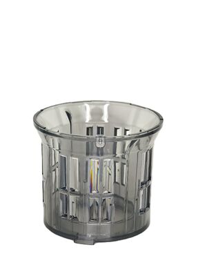 Spremiagrumi a masticazione lenta grigio argento HJ303 – Scivolo largo 155 mm per ananas intero, motore da 200 W, tazza per succo da 1000 ml, funzionamento silenzioso