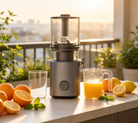 Centrifuga Fresca Smart HJ303 Extra-Larga a Bassa Velocità – Porta l'Ananas Intero, Porta Tutta la Famiglia con Boccale da 155mm, Tramoggia da 2400ml, Estrazione a Freddo da 200W e Autopulente