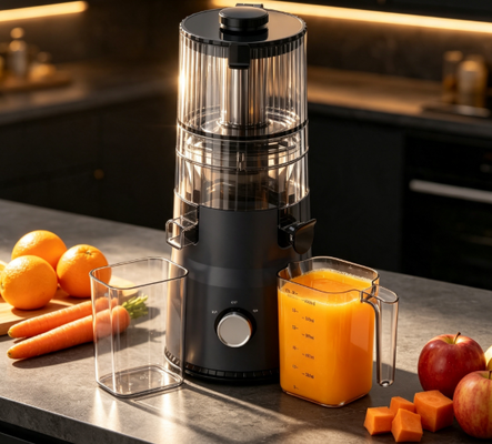 Fresh Smart HJ103A Compact Slow Masticating Juicer ️ La tua dose giornaliera di colore e nutrizione con 4 opzioni di colore, 135mm di larghezza, 200W di stampa a freddo e auto-pulizia