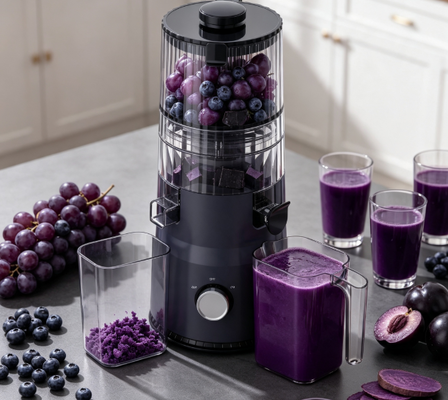 Centrifuga Lenta Compatta Smart HJ103A Fresh – Rendi Ogni Bicchiere un Capolavoro con 4 Scelte di Colore, Coclea Larga da 135mm, Pressa a Freddo da 200W e Autopulente