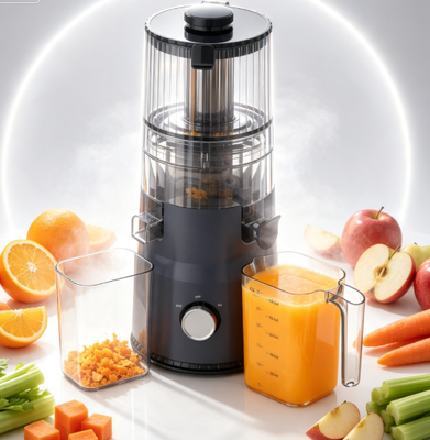 Fresh Smart HJ103A Compact Slow Masticating Juicer Edizione multicolore con 135mm Wide Chute, 200W Cold Press & Self-Cleaning per piccole cucine