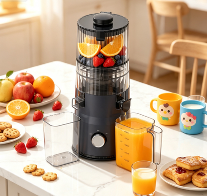 Fresh Smart HJ103 Compact Slow Masticating Juicer Il cuore di ogni casa sana con 135mm di larghezza, 200W Cold Press e auto-pulizia