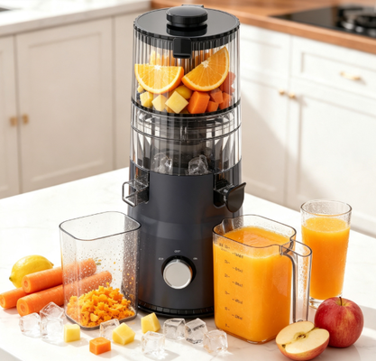 Fresh Smart HJ103 Compact Slow Masticating Juicer Il regalo perfetto per gli amanti della salute con 135mm di larghezza, 200W di stampa a freddo e auto-pulizia