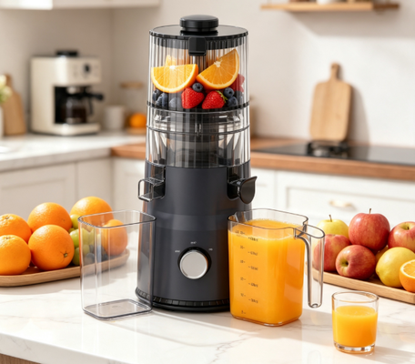 Frullatore Smart HJ103 Compatto a Lenta Estrazione – Il Compagno di Viaggio Perfetto per uno Stile di Vita Sano in Movimento con Coclea Larga da 135mm, Estrazione a Freddo da 200W e Autopulizia