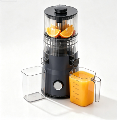 Centrifuga lenta Smart HJ103 - Perfetta per appartamenti, camper e case minuscole con tramoggia larga 135 mm, pressa a freddo da 200 W e autopulente