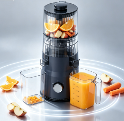 Centrifuga Lenta Fresca Smart HJ103 Compatta – Grande Nutrizione in Poco Spazio con Tappo da 135mm, Pressa a Freddo da 200W e Autopulente per Ogni Cucina