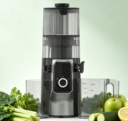 Centrifuga Lenta Fresca Smart HJ102C – La Centrifuga Che Tira Fuori il Meglio da Ogni Ingrediente con 3 Velocità Regolabili, Bocca Larga da 135mm, Pressa a Freddo da 200W e Autopulente