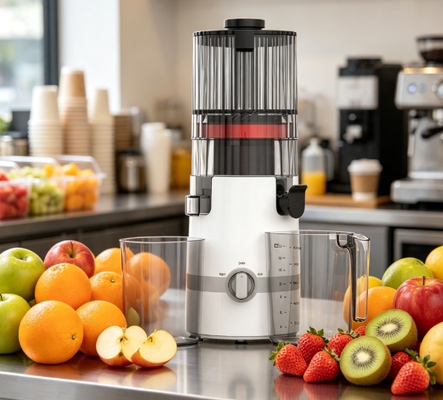 Centrifuga Lenta Smart HJ102B – Succo Fresco, Inizio Fresco, Mattine Fresche in Famiglia con Tramoggia da 135mm, Pressa a Freddo da 200W, Autopulente e Blocco