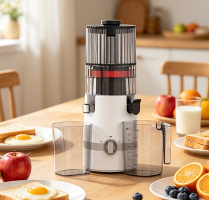 Centrifuga lenta Smart HJ102B Fresh – Rendi la vita sana una realtà quotidiana con bocca da 135 mm, pressa a freddo da 200 W, autopulente e blocco di sicurezza per famiglie