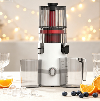 Centrifuga Lenta Smart HJ102B – Il Percorso Semplice per una Migliore Nutrizione Familiare con Tramoggia da 135mm, Pressa a Freddo da 200W, Autopulente e Blocco di Sicurezza