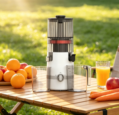 Centrifuga Smart HJ102B a Bassa Velocità – La Scorciatoia della Tua Famiglia per Succhi Freschi e Salutari con Coclea da 135mm, Pressa a Freddo da 200W, Autopulente e Blocco di Sicurezza