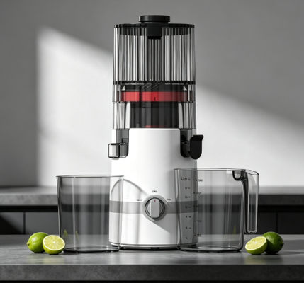 Fresh Smart HJ102B Slow Masticating Juicer L'investimento intelligente per la salute della tua famiglia con cassaforte da 135 mm, stampa a freddo da 200 W, auto-pulizia e serratura di sicurezza