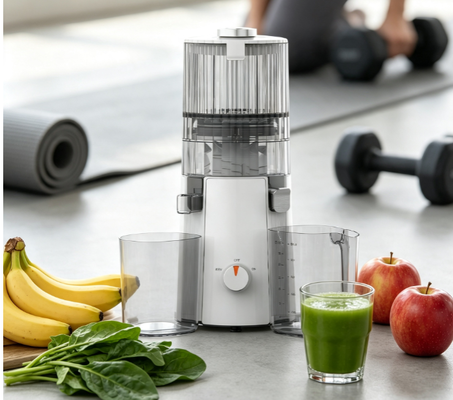Centrifuga lenta Smart HJ102A – Estrattore a freddo ad alta resa da 200 W con tramoggia larga da 135 mm, funzione autopulente e materiali senza BPA