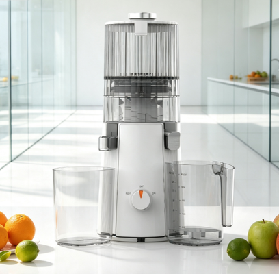 Centrifuga Smart HJ102A Smart-Tech a Bassa Velocità con Spremitura Lenta – Sistema Intelligente di Spegnimento Automatico, Motore di Precisione a 55 Giri/min, Tecnologia di Autodiagnosi, Pronta per la Cucina Smart con Accesso a Ricette tramite App