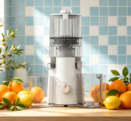 Macchina Centrifuga a Freddo Fresh Smart HJ102A - Estrattore di Frutta Intera con Motore DC da 200W