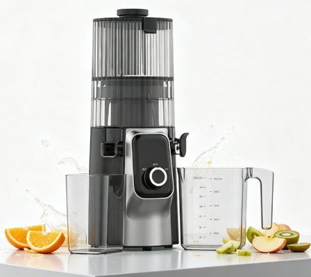 Easy Clean 3-Part Slow Juicer HJ102C, Macchina Spremiagrumi per Mele Intere con Ampia Bocca