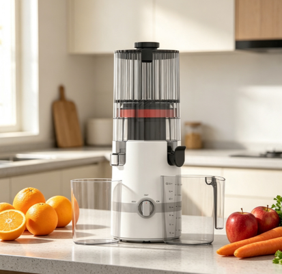 Fresco Smart HJ102B Succiatore di frutta integrale con cassaforte largo 135 mm, senza pre-taglio, motore di rame da 200W